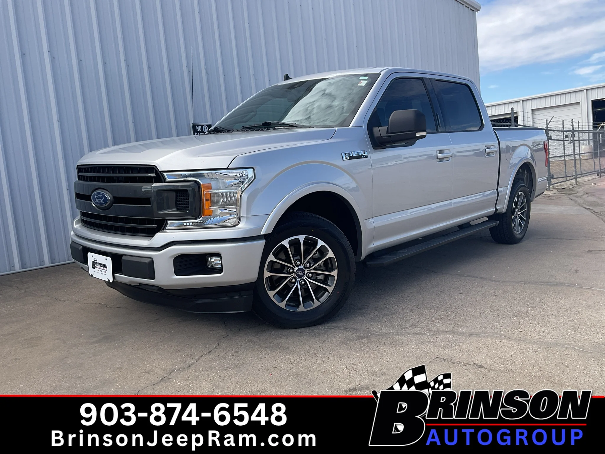 Used 2019 Ingot Silver Metallic Ford XLT image 1