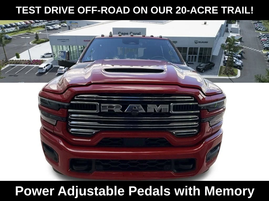 New 2026 Flame Red Clear-Coat Exterior Paint RAM Laramie image 10
