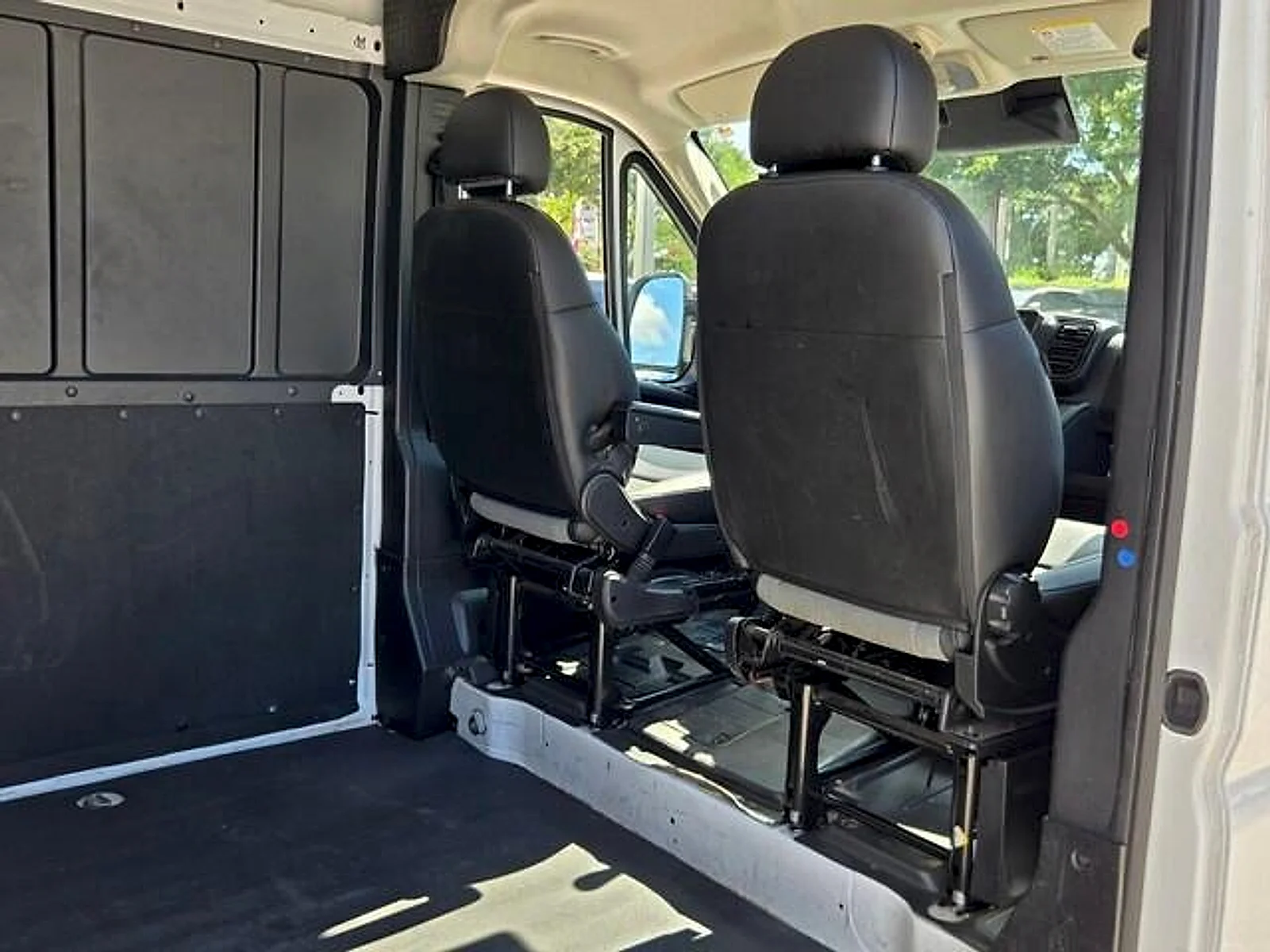Used 2024 Bright White Clearcoat Ram Cargo Van Tradesman High Roof 159" WB w/Pass Seat image 16