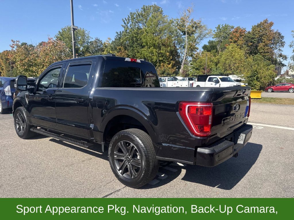 Used 2022 Black Ford XLT image 3
