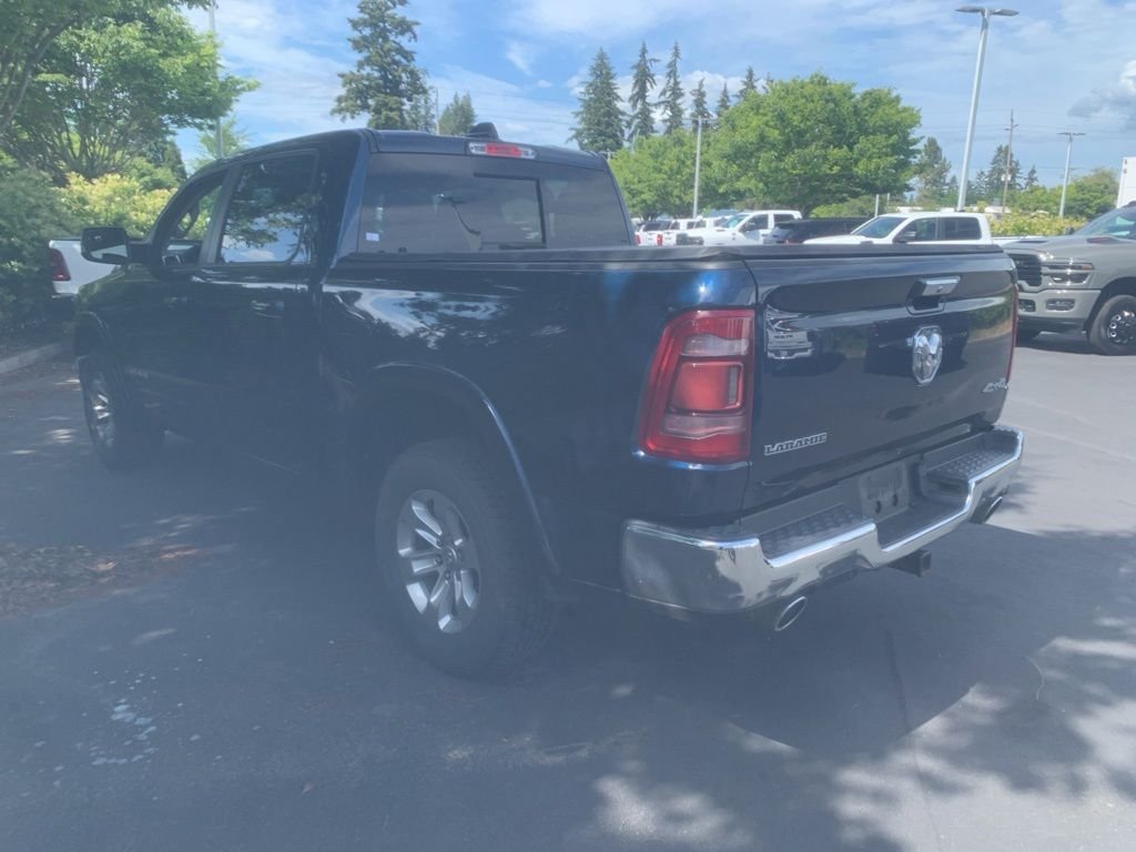 Used 2022 Patriot Blue Pearlcoat Ram Laramie image 1