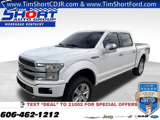 Used 2018 White Ford Platinum image 1