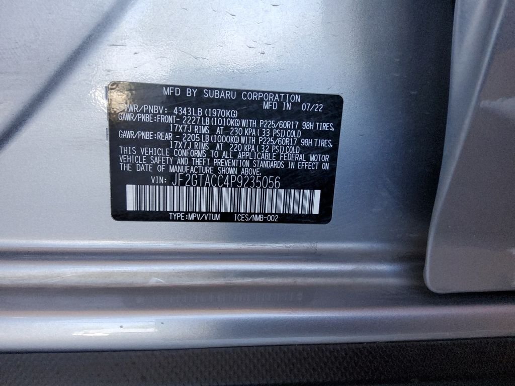 Used 2023 Silver Subaru Premium image 20