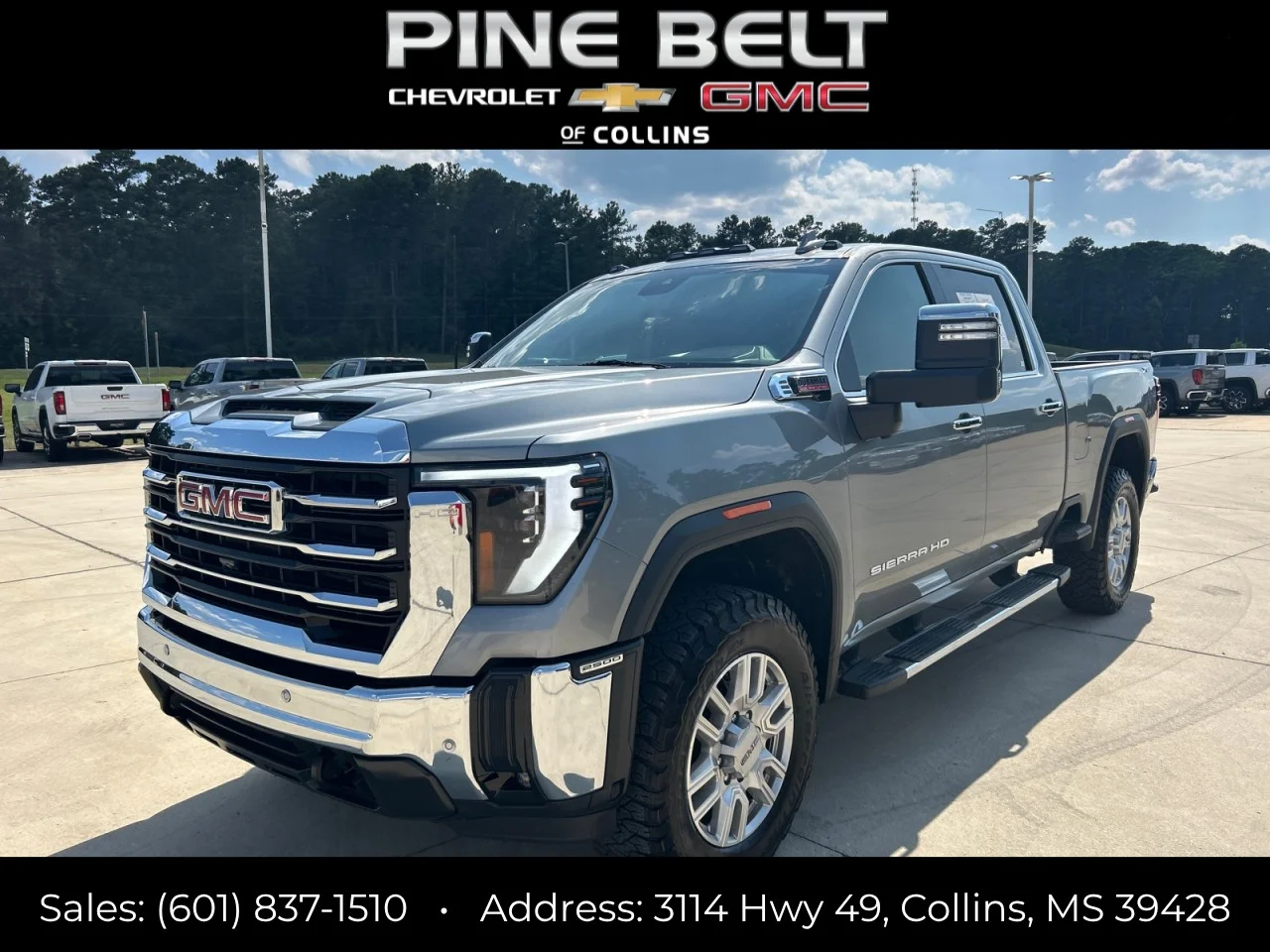 Used 2024 Sterling Metallic GMC SLT image 1