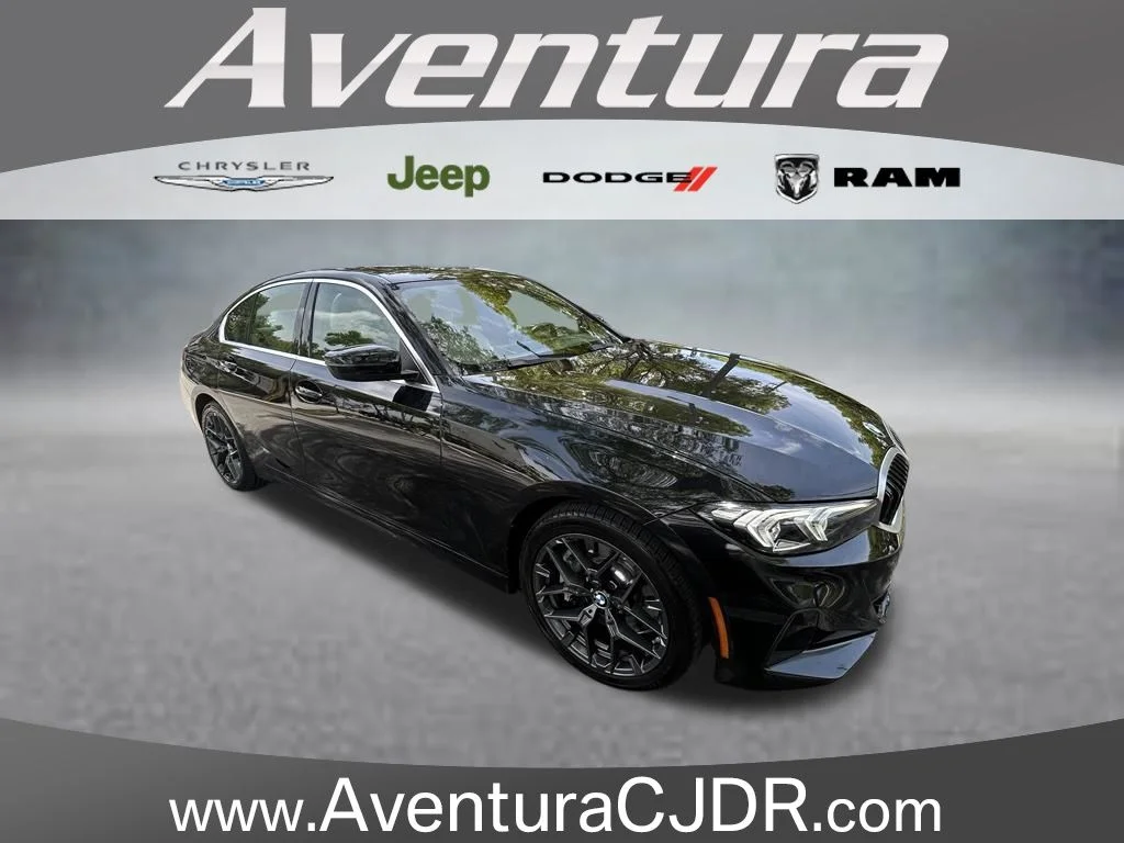 Used 2025 Black BMW 330i image 1