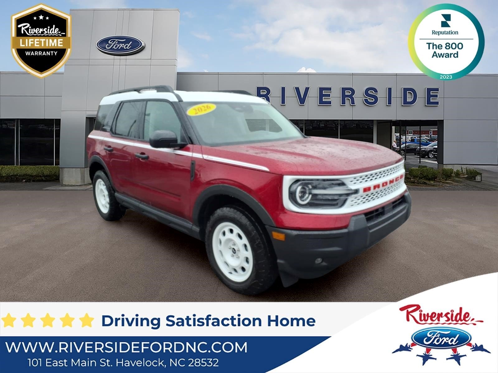 New 2026 Ruby Red Metallic Tinted Clearcoat Ford Heritage image 1
