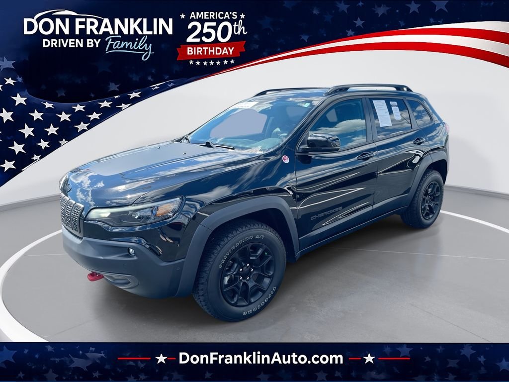 Used 2023 Black Jeep Trailhawk image 1