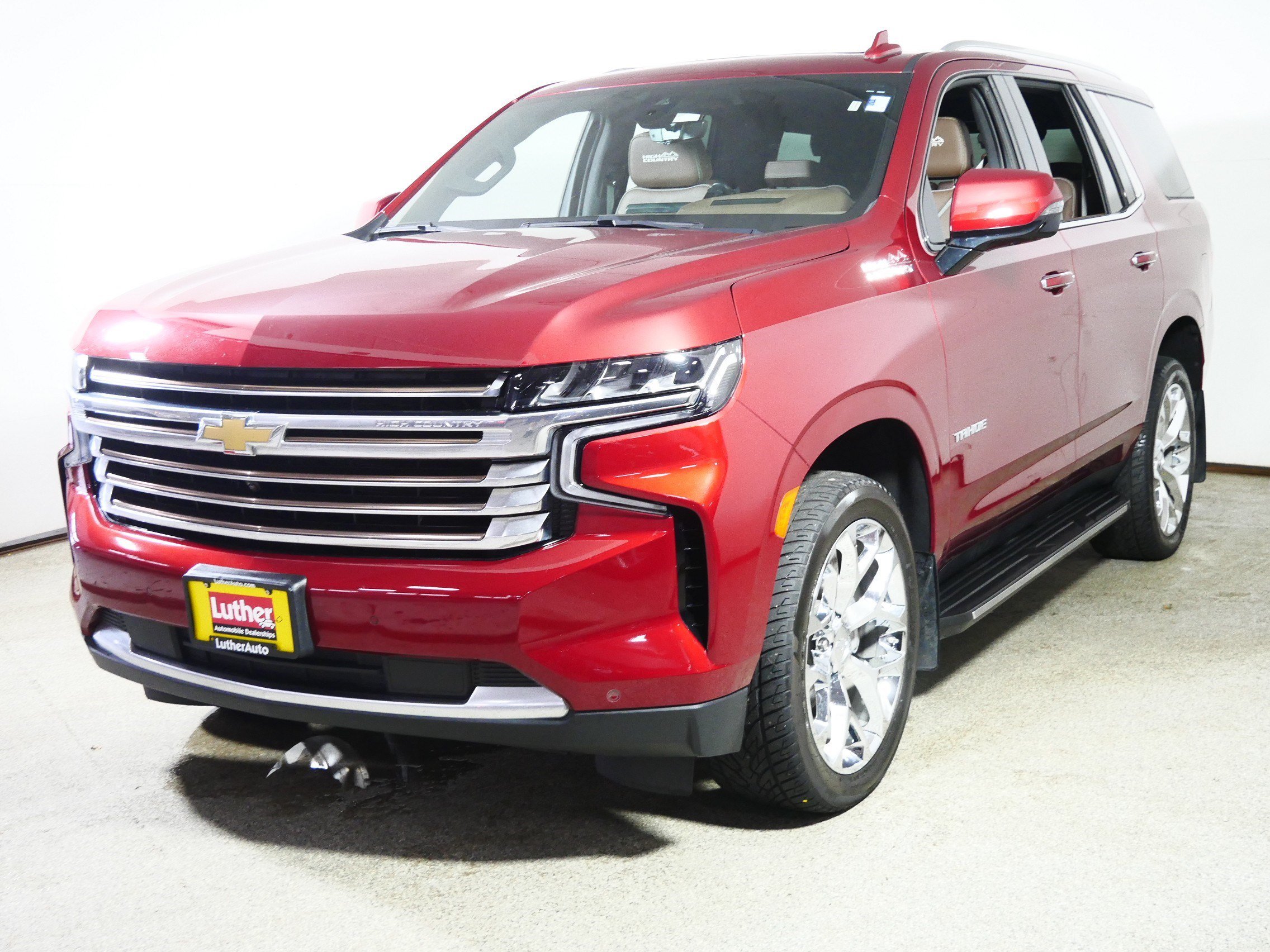 Used 2022 Cherry Red Tintcoat Chevrolet High Country image 3