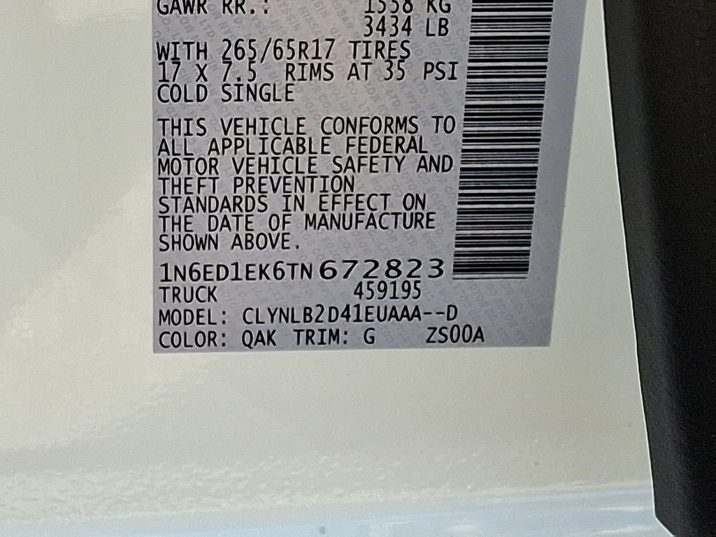 New 2026 Glacier White Nissan Crew Cab SV image 18