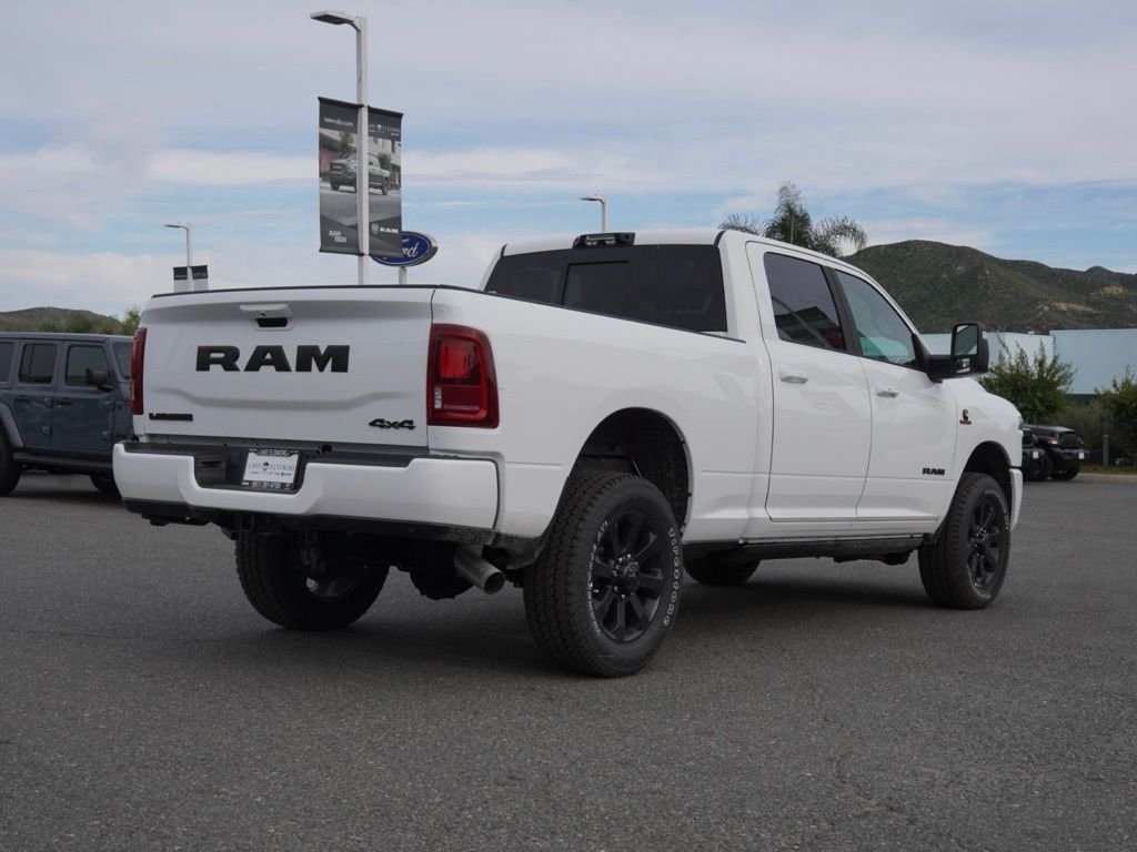 New 2026 Bright White Clear-Coat Exterior Paint RAM Laramie image 3