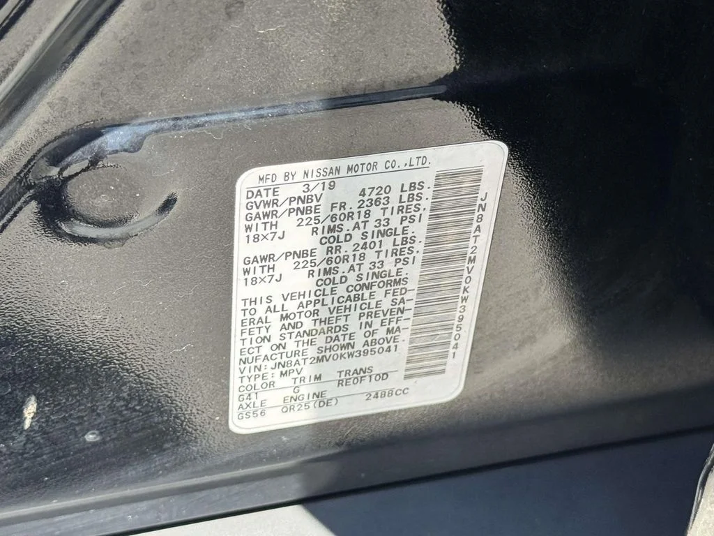 Used 2019 Black Nissan SV image 30