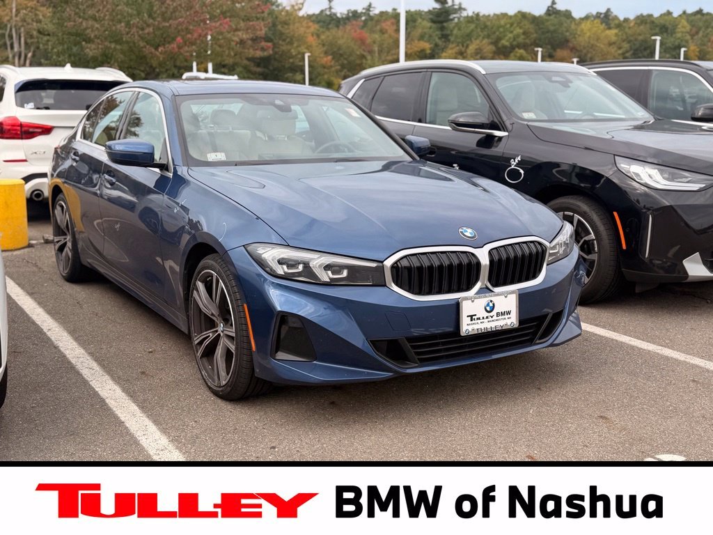 Used 2024 Blue BMW 330i xDrive image 1