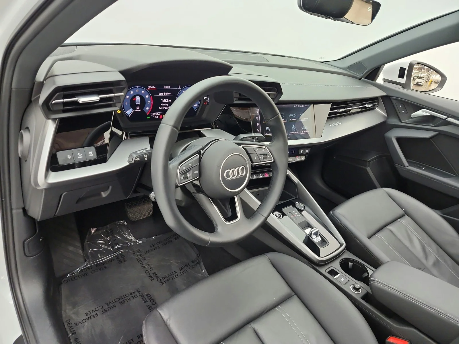 Used 2023 Glacier White Metallic Audi Premium image 9