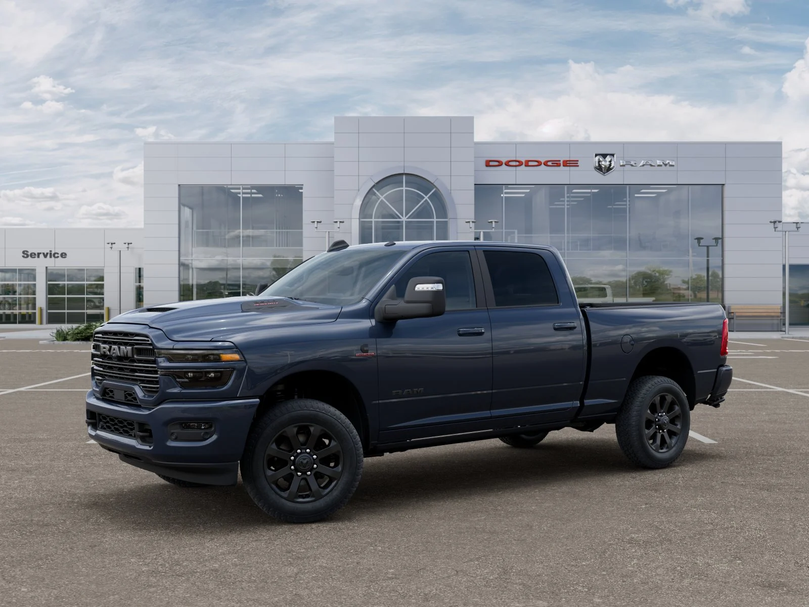 New 2026 Forged Blue Metallic Exterior Paint RAM Laramie image 28