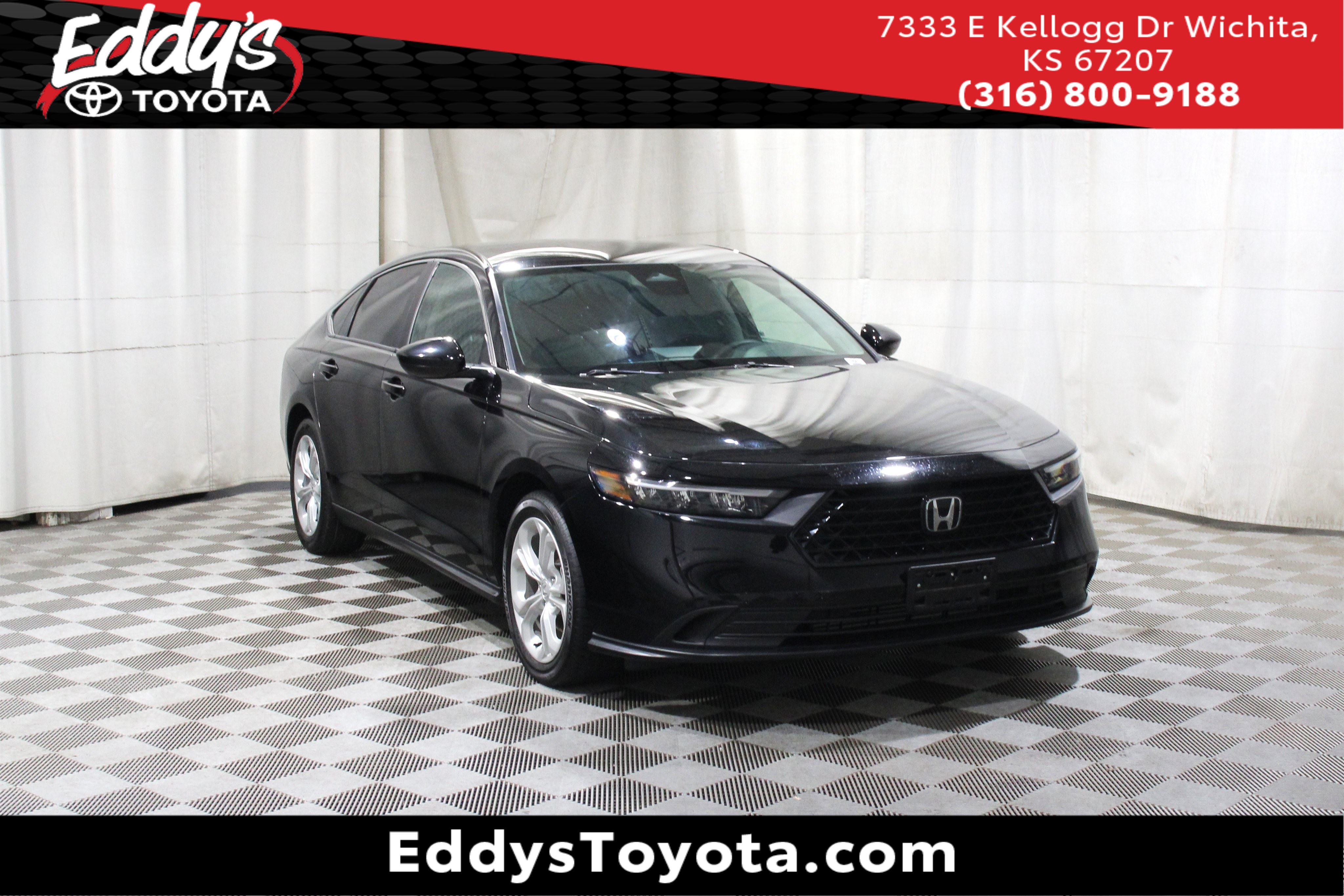 Used 2023 Crystal Black Pearl Honda LX image 1