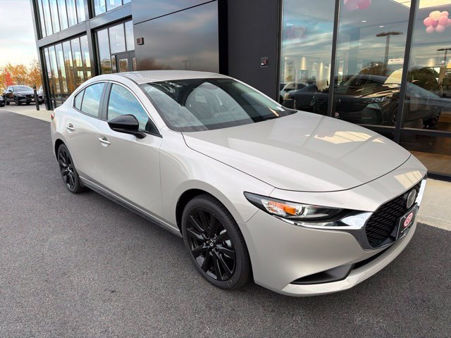 Gray (Platinum Quartz Metallic) 2026 Mazda MAZDA3 Sedan Front-Wheel Drive