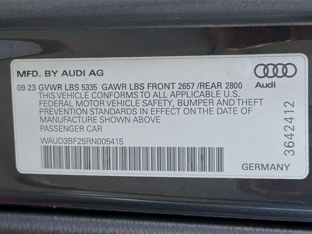 Used 2024 Manhattan Gray Metallic Audi Premium image 33