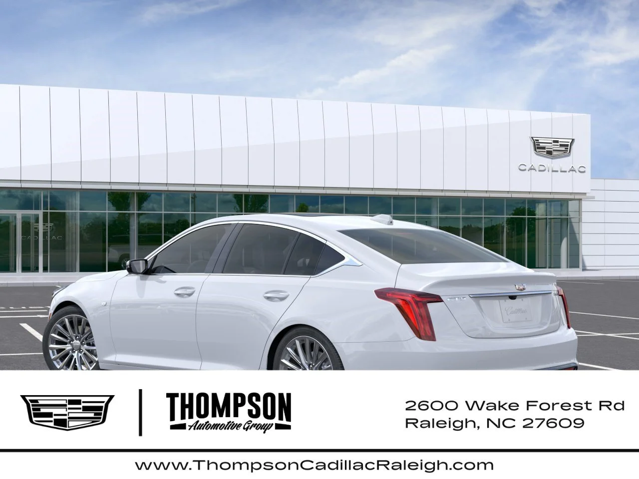 New 2026 Vibrant White Tricoat Cadillac Premium Luxury image 3