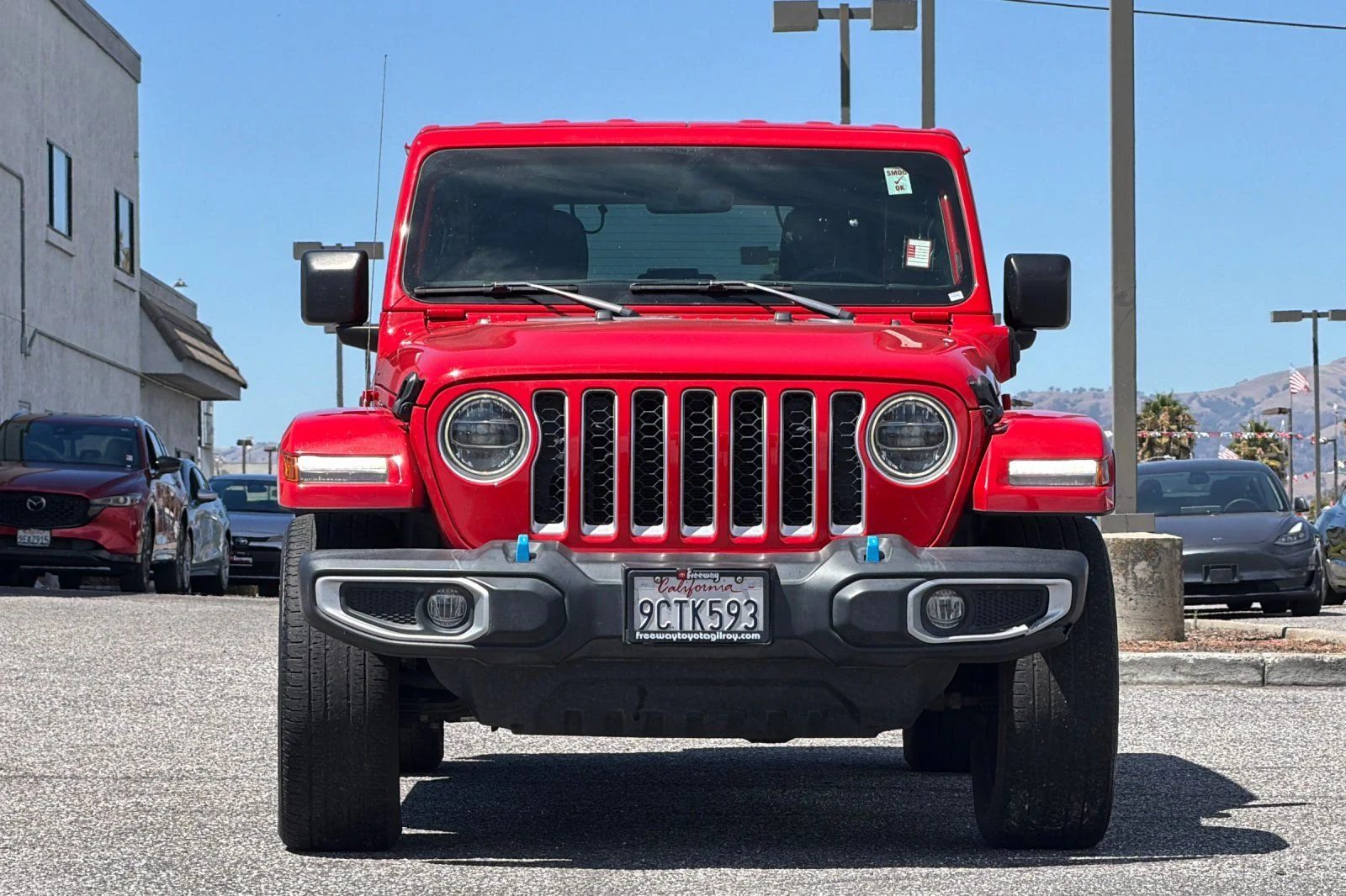 Used 2022 Red Jeep Unlimited Sahara 4xe image 11