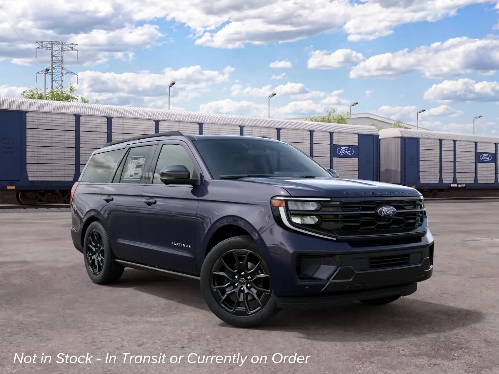 New 2027 Blue Ember Metallic Ford Platinum image 4