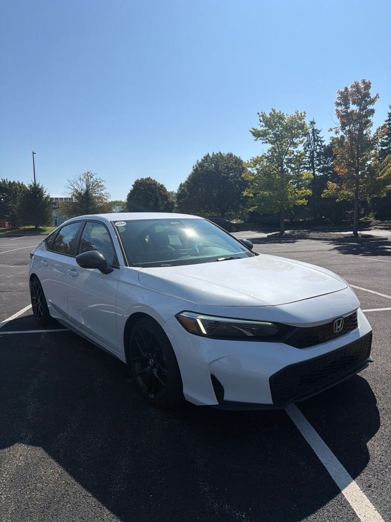 Certified Used 2025 Platinum White Pearl Honda Sport image 4