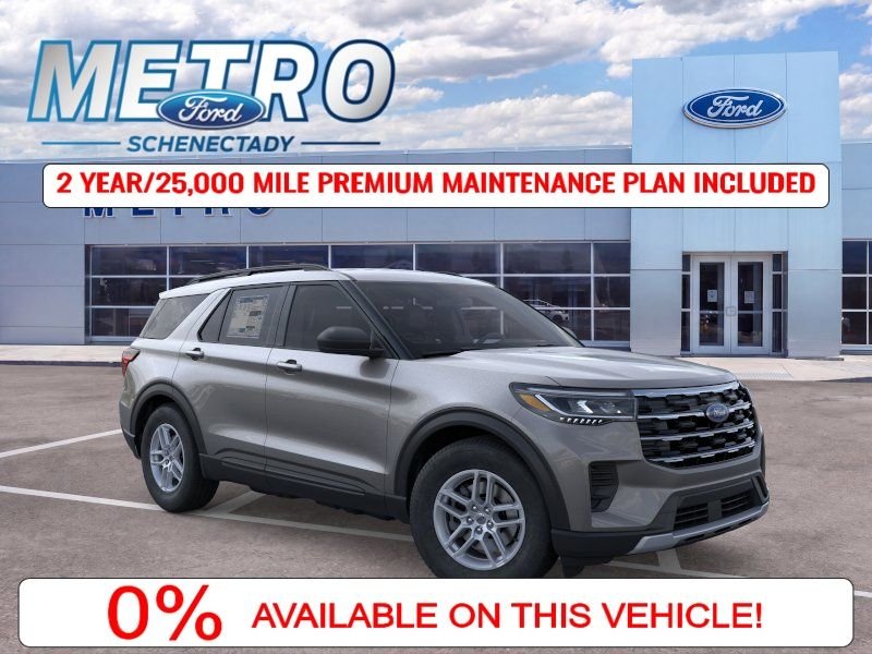 New 2026 Carbonized Gray Metallic Ford Active image 1
