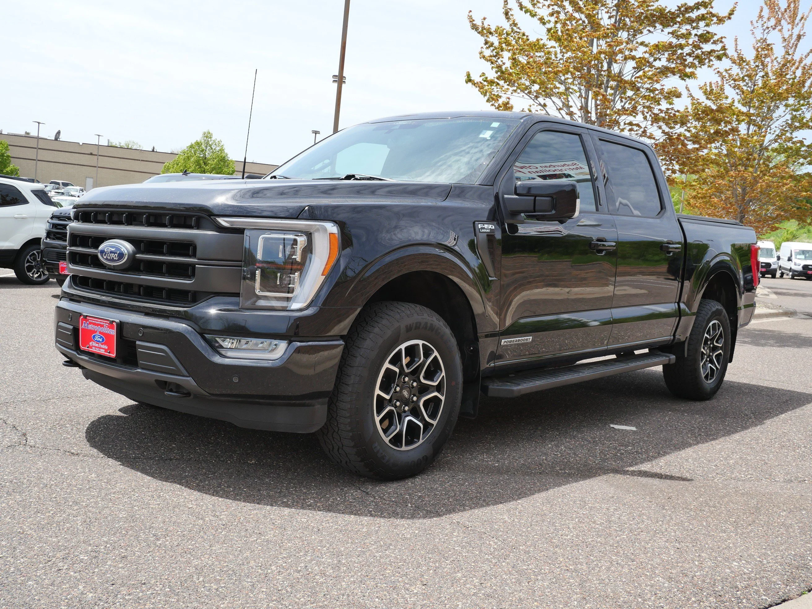 Certified Used 2022 Agate Black Metallic Ford LARIAT image 3