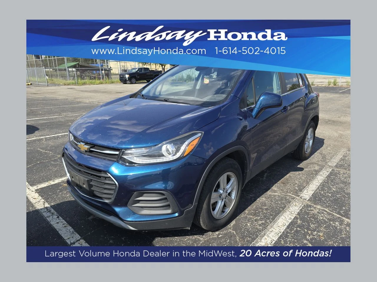 Used 2020 Pacific Blue Metallic Chevrolet LT image 1