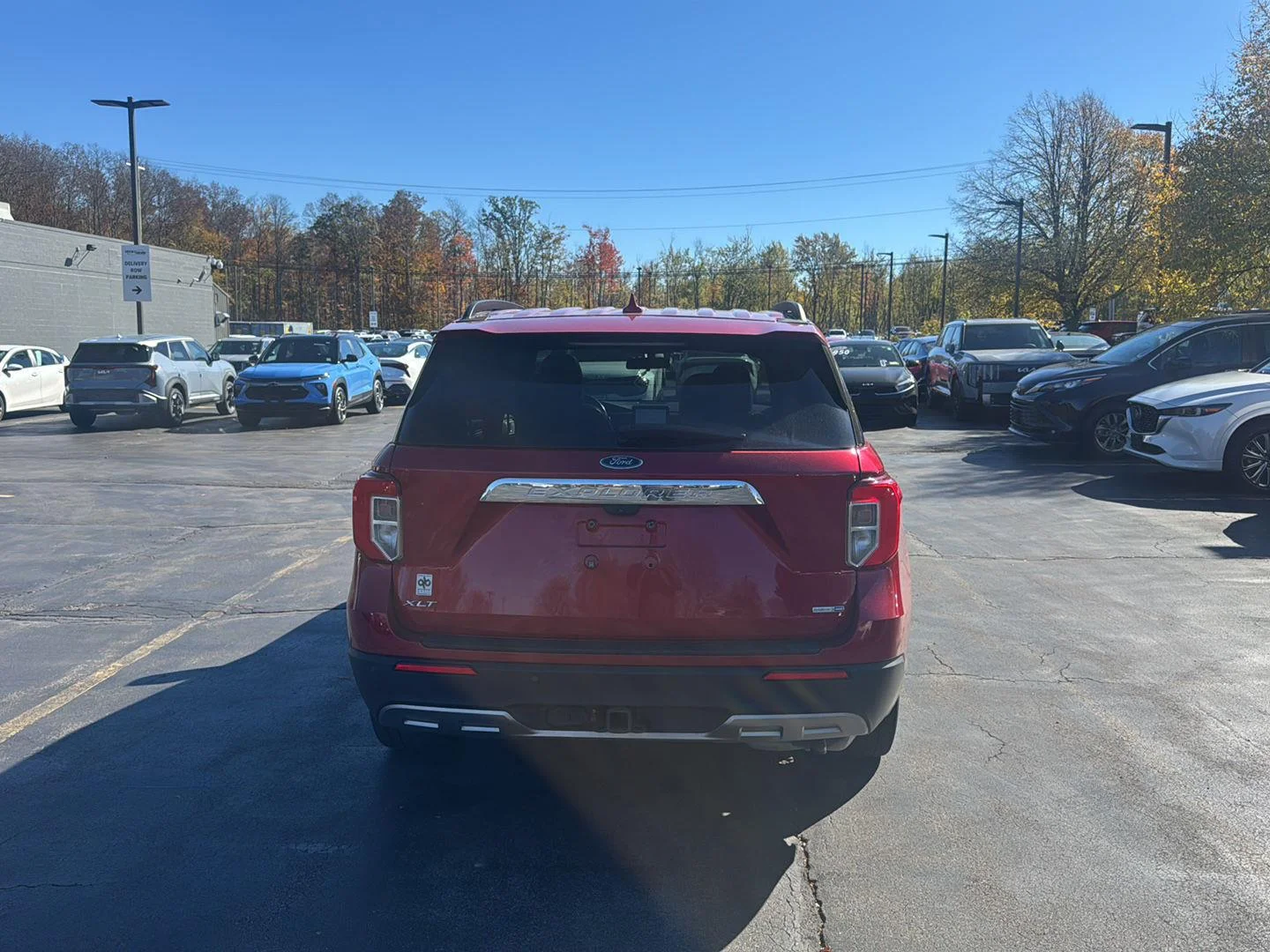 Used 2020 Rapid Red Metallic Tinted Clearcoat Ford XLT image 6