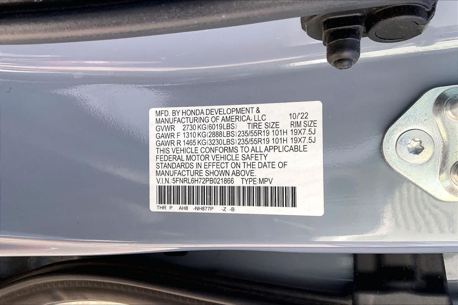 Used 2023 Sonic Gray Pearl Honda Sport image 35