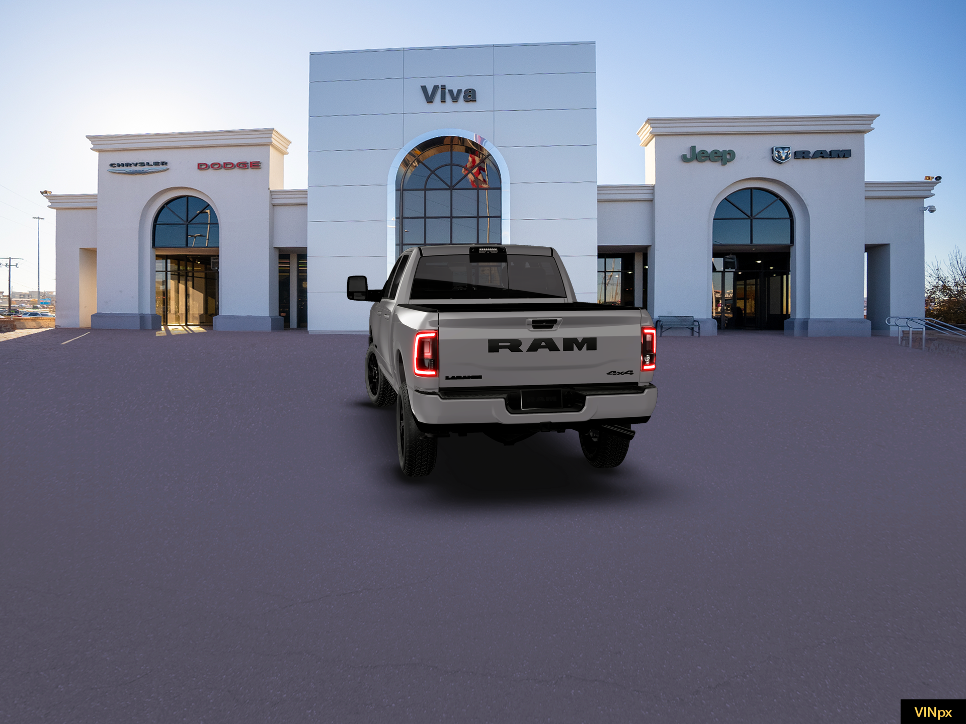 New 2026 Ceramic Gray Clear-Coat Exterior Paint RAM LARAMIE image 25