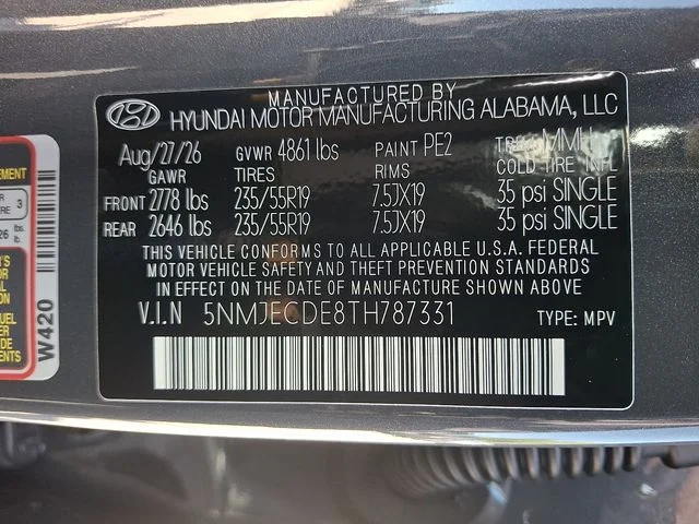 New 2026 Gray Hyundai Limited image 15