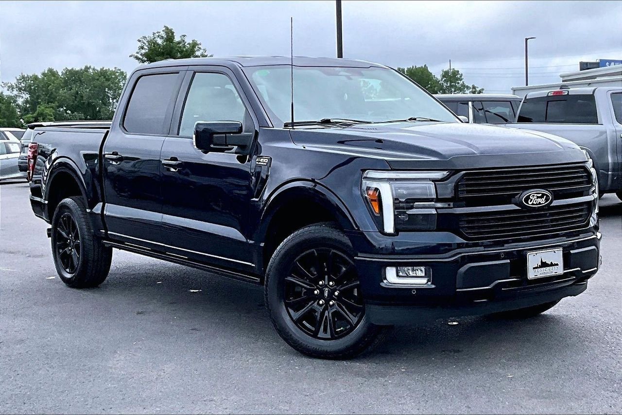 Used 2024 Antimatter Blue Metallic Ford Platinum image 36