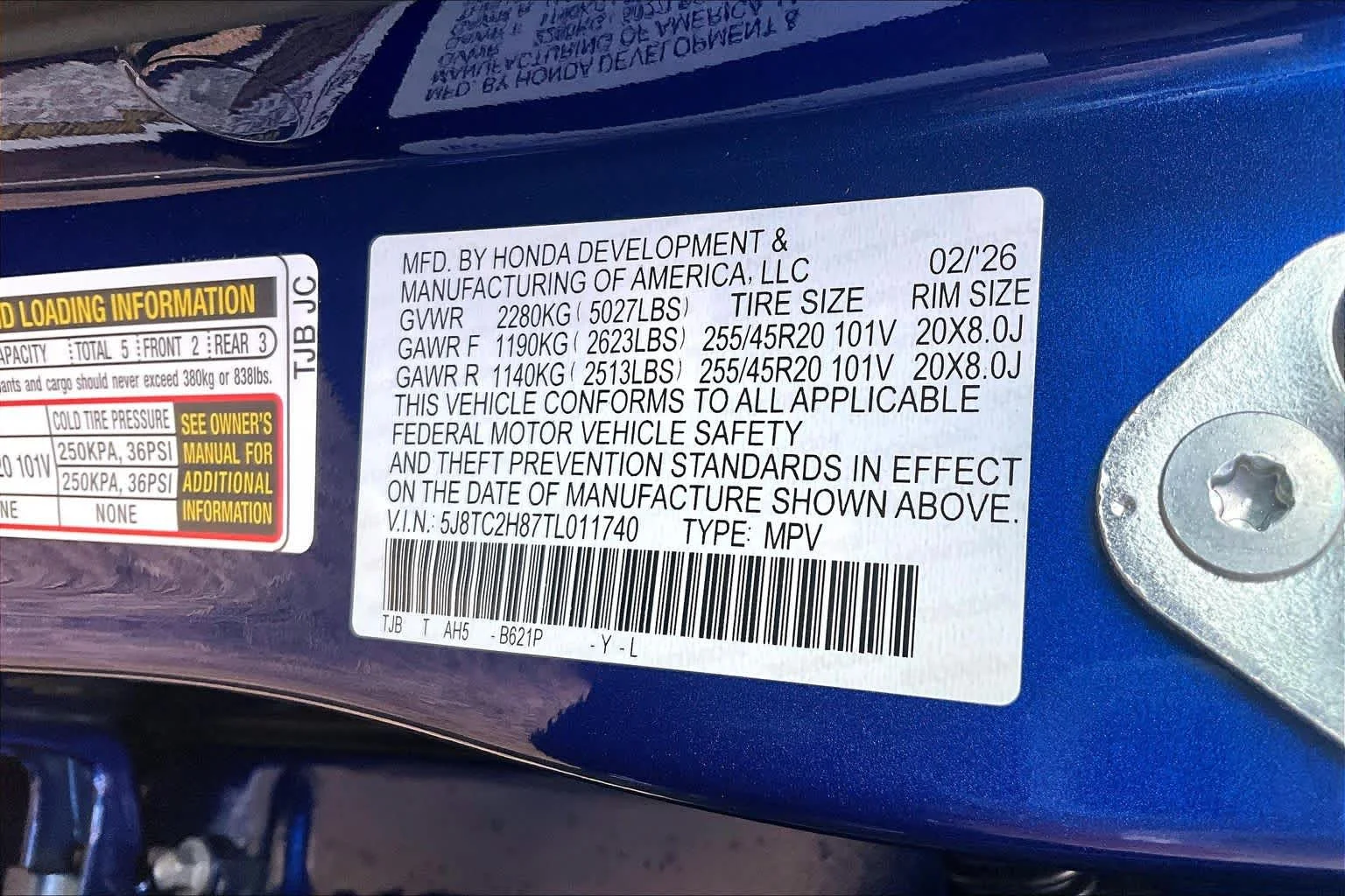 New 2026 Apex Blue Pearl Acura w/A-Spec Advance Package image 23