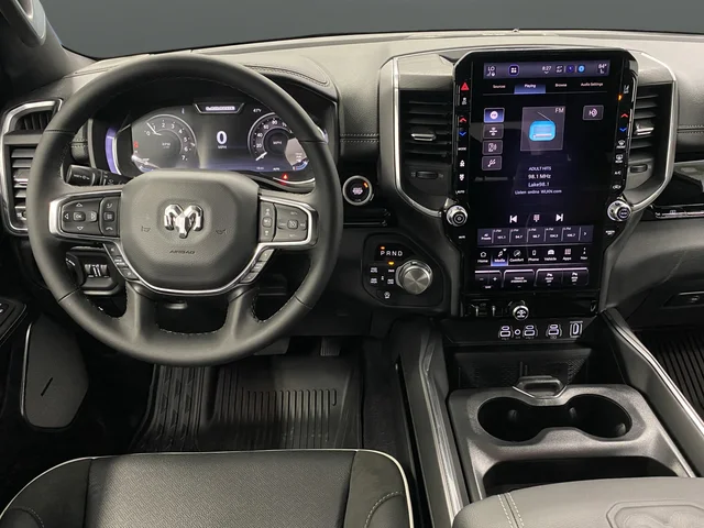 New 2026 Diamond Black Crystal Pearl-Coat Exterior Paint RAM Laramie image 5