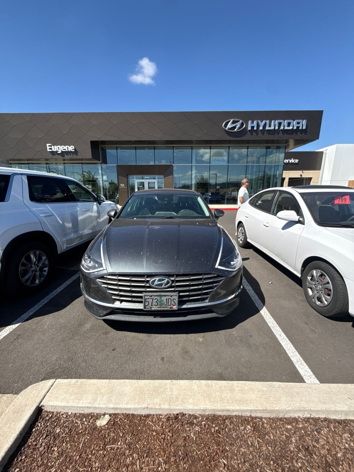 Used 2023 Gray Hyundai Blue image 1