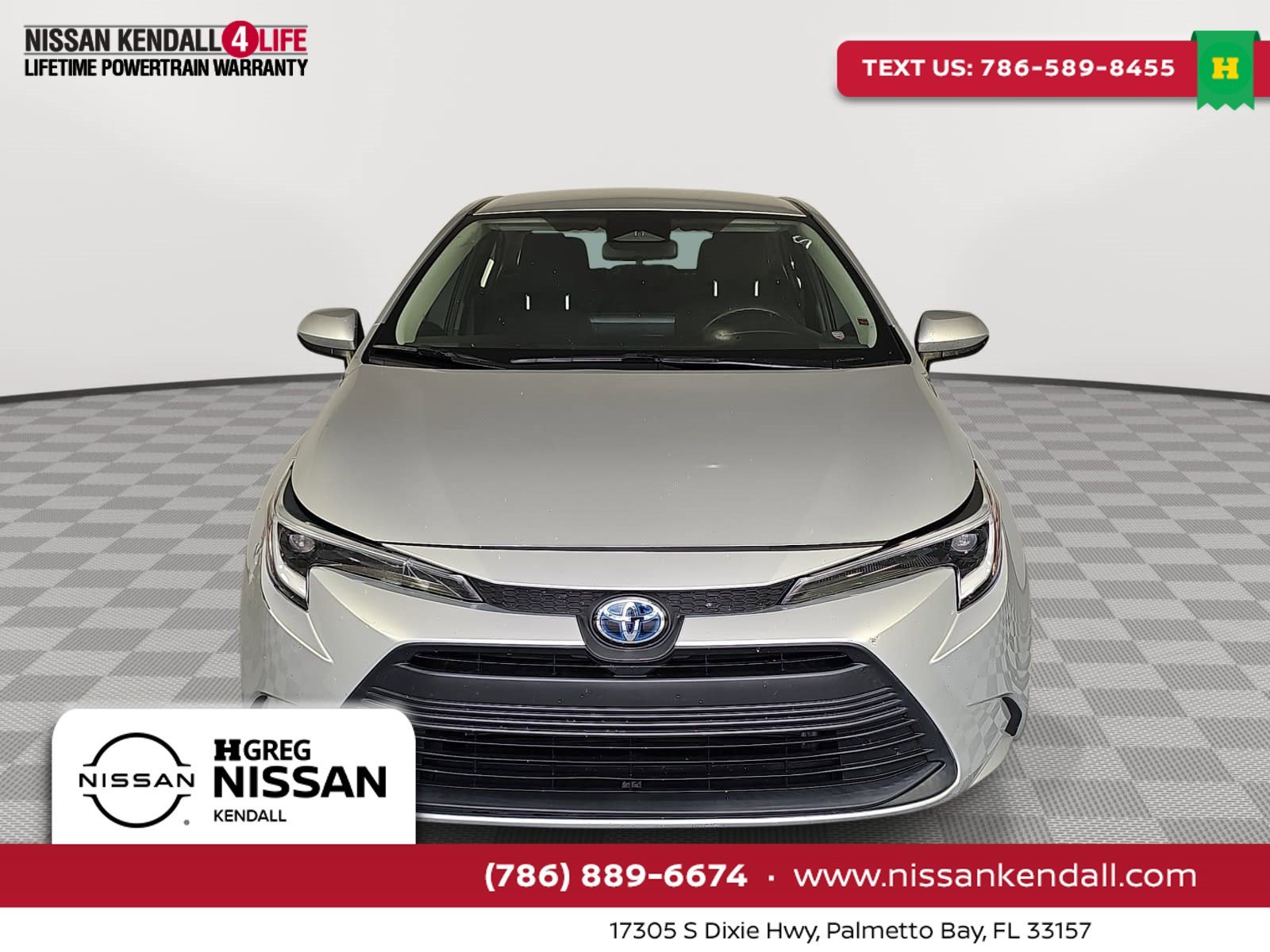 Used 2023 Silver Toyota LE image 1