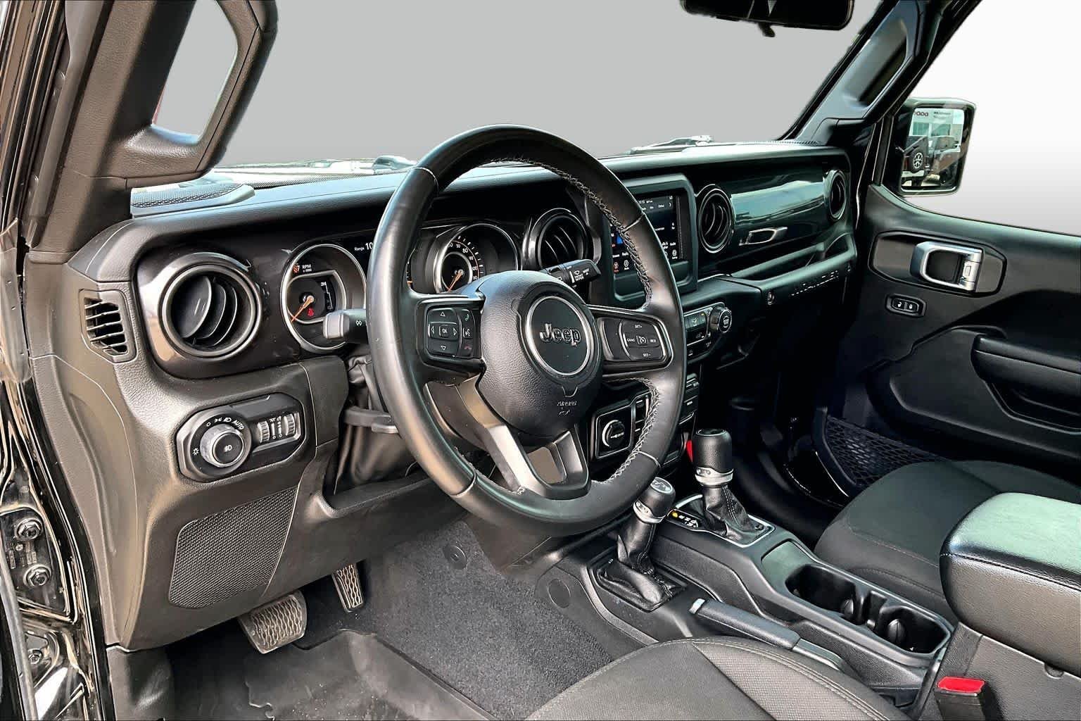 Used 2022 Black Clearcoat Jeep Unlimited Sport Altitude image 10