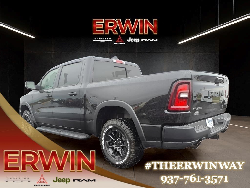 New 2026 Diamond Black Crystal Pearl-Coat Exterior Paint RAM Rebel image 4