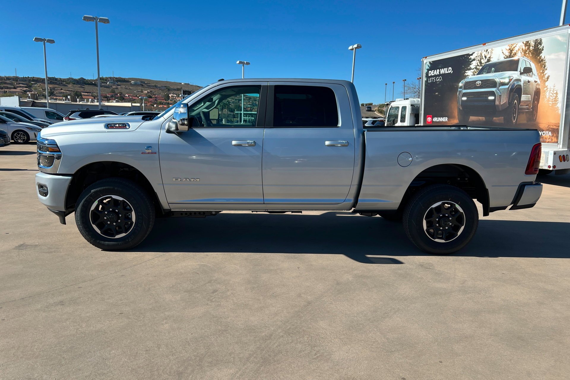 New 2026 Silver-Zynith Exterior Paint RAM Laramie image 2