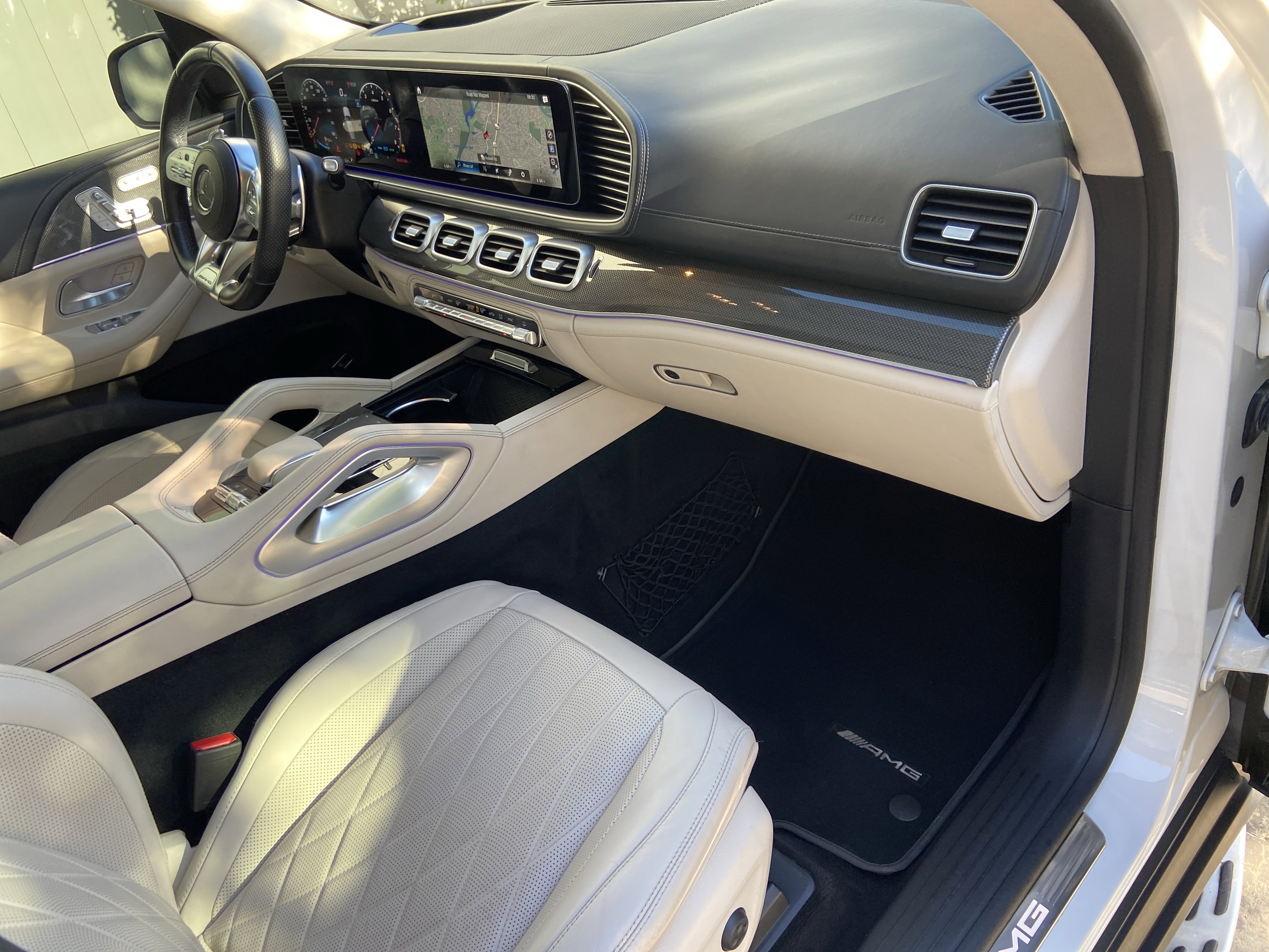 Certified Used 2021 Polar White Mercedes-Benz AMG® GLE 53 4MATIC® SUV image 48