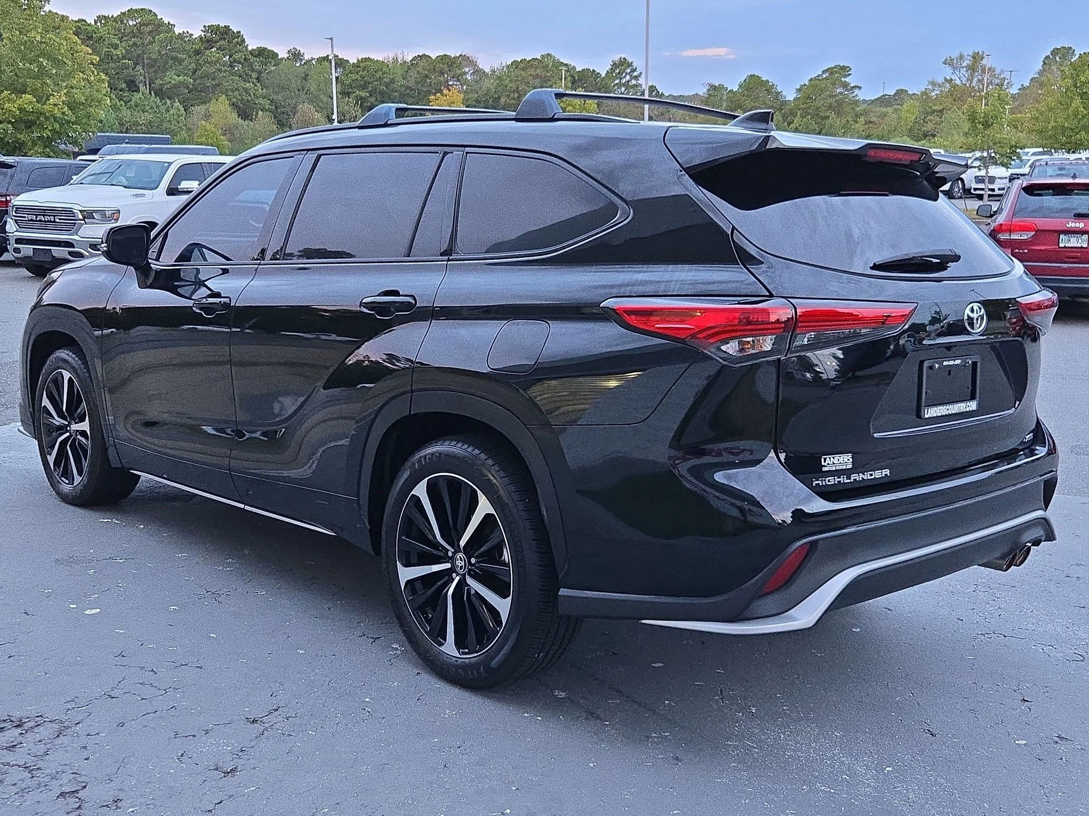 Used 2021 Midnight Black Metallic Toyota XSE image 5