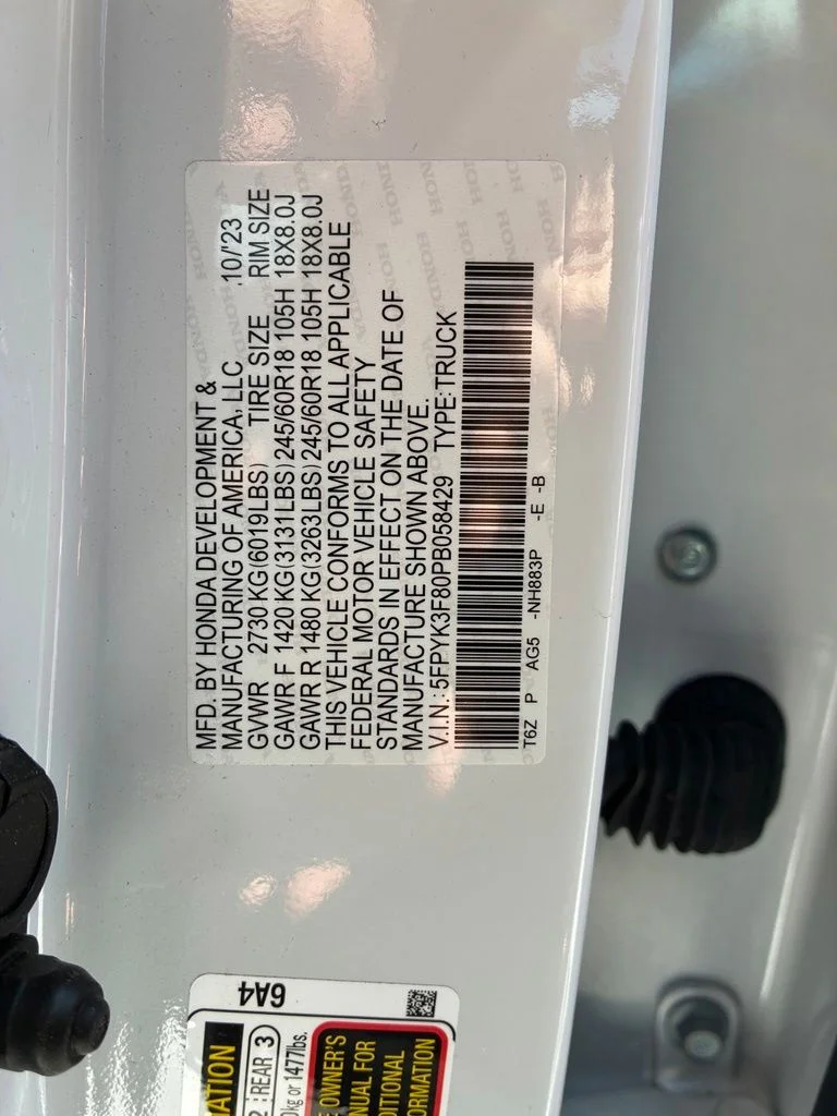 Used 2023 White Honda Black Edition image 65