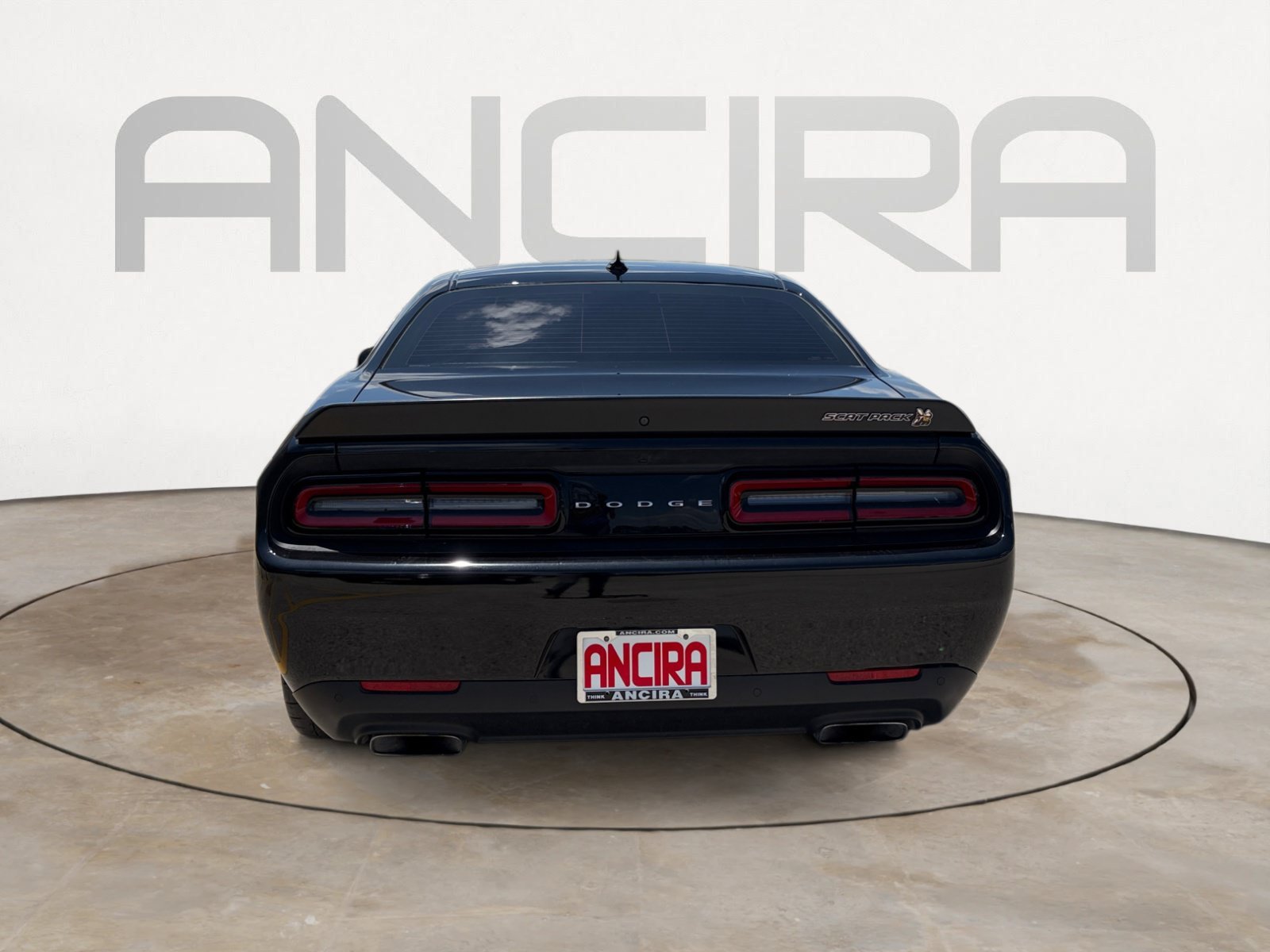 Used 2023 Pitch Black Clearcoat Dodge R/T Scat Pack Widebody image 9