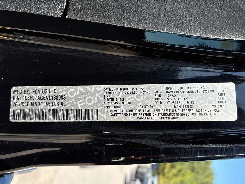 Used 2022 Black Clearcoat Jeep Sport image 29