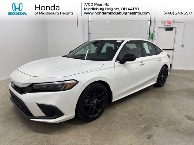 Certified Used 2023 Platinum White Pearl Honda Sport image 1