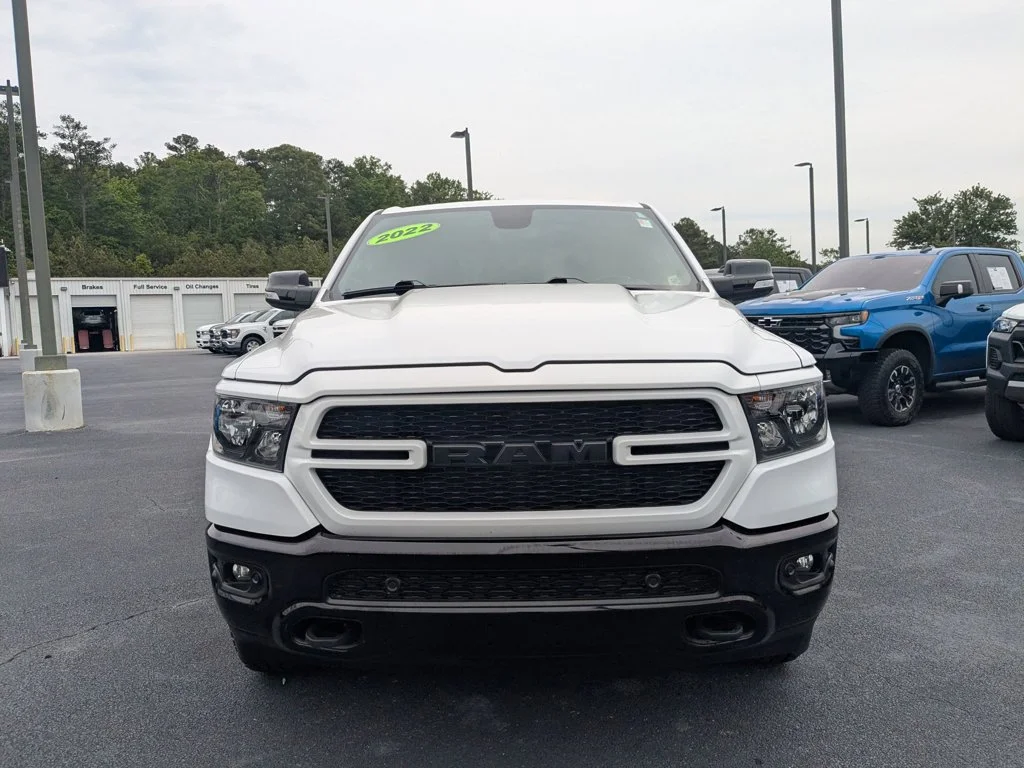Used 2022 Bright White Clearcoat Ram Big Horn image 2