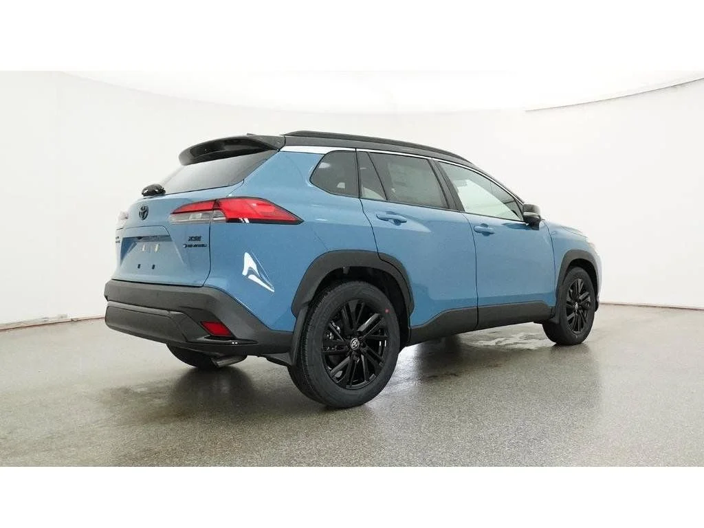 New 2026 Cavalry Blue with Jet Black roof Toyota Hybrid XSE image 32