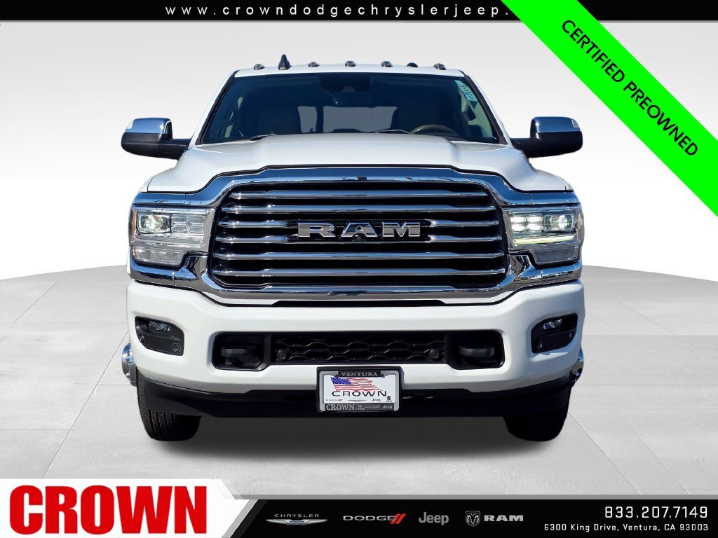 Certified Used 2021 White Ram Limited Longhorn image 2