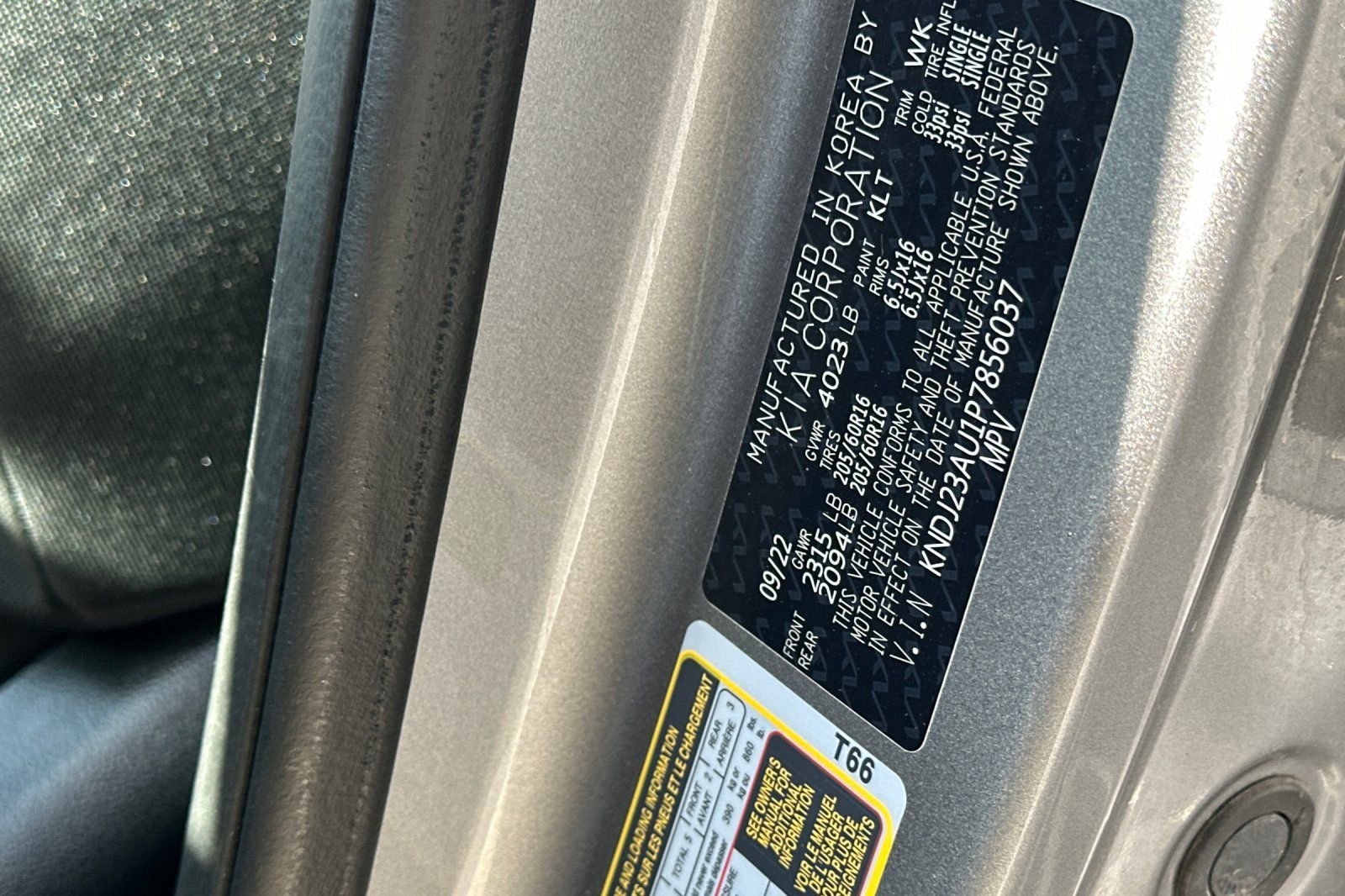 Used 2023 Gray Kia LX image 32
